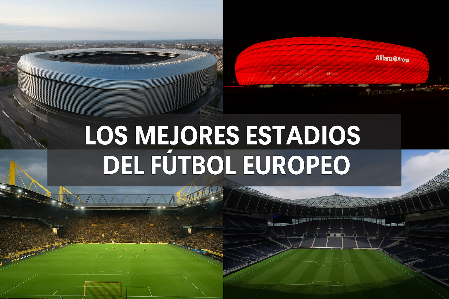 Los mejores estadios del fútbol europeo