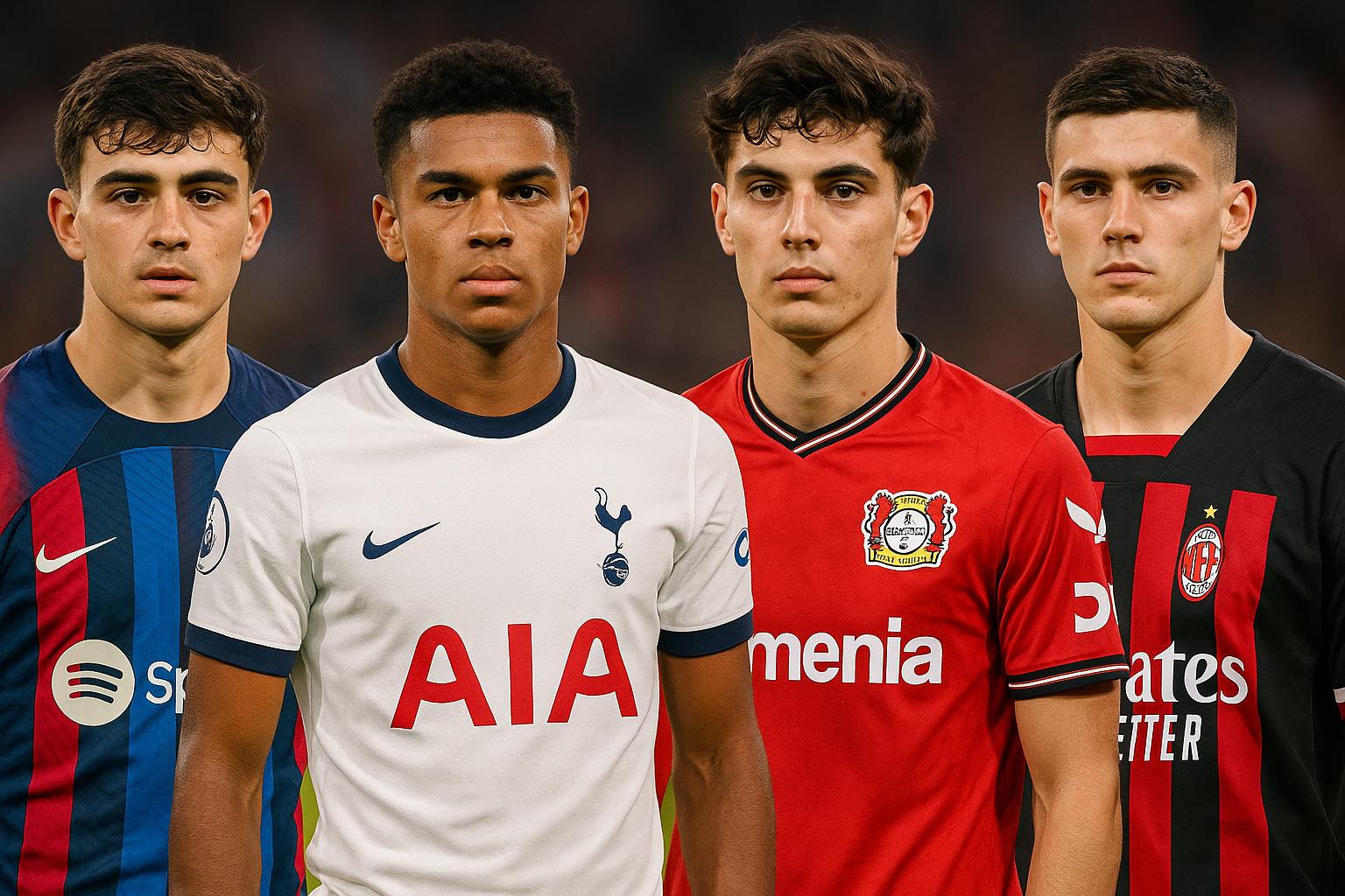 Promesas del fútbol europeo. Los 10 jóvenes con más talento.